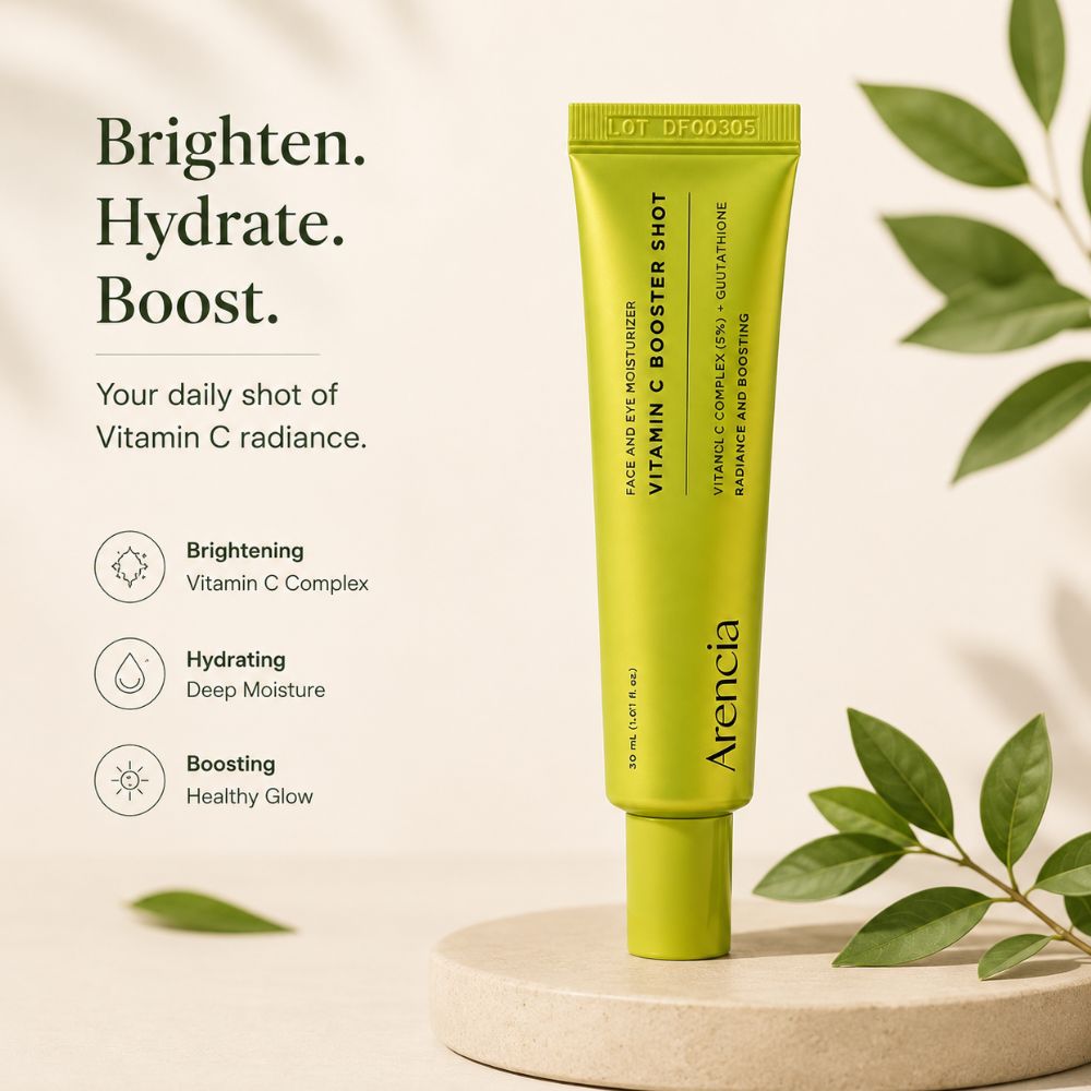 Vitamin C Booster Shot | Brightening Face & Eye Moisturizer